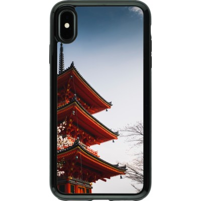 Coque iPhone Xs Max - Hybrid Armor noir Spring 23 Japan