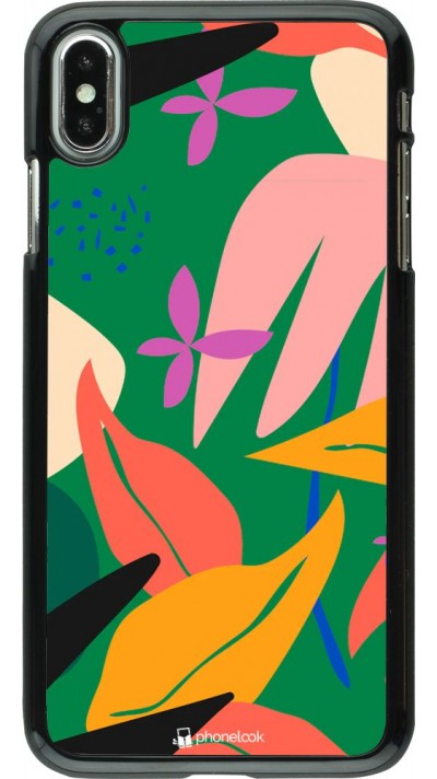 Coque iPhone Xs Max - Abstract Jungle