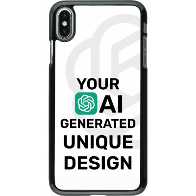 Coque iPhone Xs Max - 100% unique générée par intelligence artificielle (AI) avec vos idées