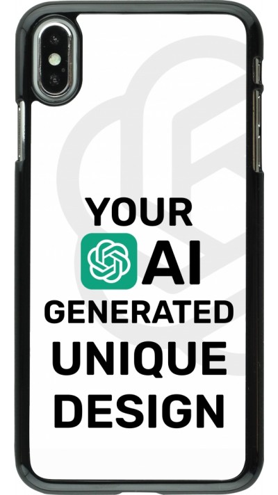 Coque iPhone Xs Max - 100% unique générée par intelligence artificielle (AI) avec vos idées