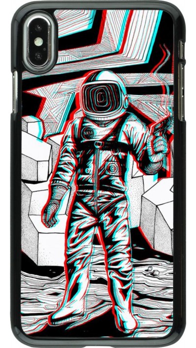 Coque iPhone Xs Max - Anaglyph Astronaut