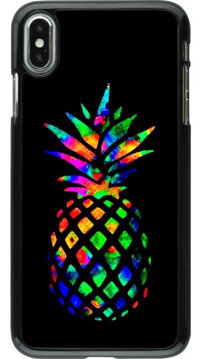 Coque iPhone Xs Max - Ananas Multi-colors