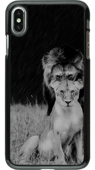 Coque iPhone Xs Max - Angry lions