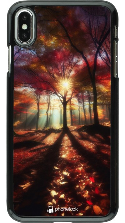 Coque iPhone Xs Max - Automne doré glare