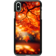 Coque iPhone Xs Max - Automne Magique Orange