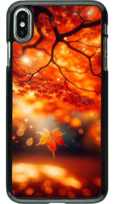 Coque iPhone Xs Max - Automne Magique Orange