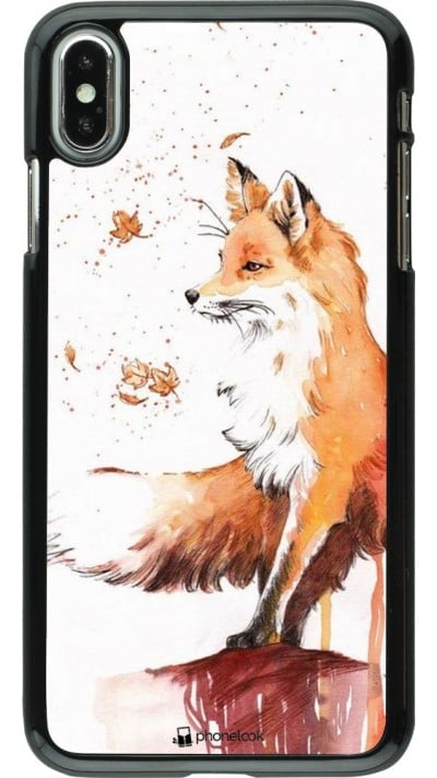 Coque iPhone Xs Max - Autumn 21 Fox