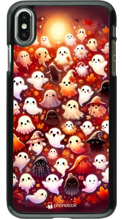 Coque iPhone Xs Max - Fantômes automne mignons