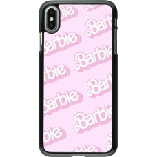 Coque iPhone Xs Max - Barbie light pink pattern