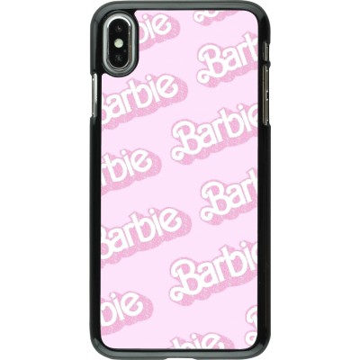 Coque iPhone Xs Max - Barbie light pink pattern