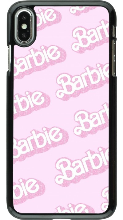 Coque iPhone Xs Max - Barbie light pink pattern