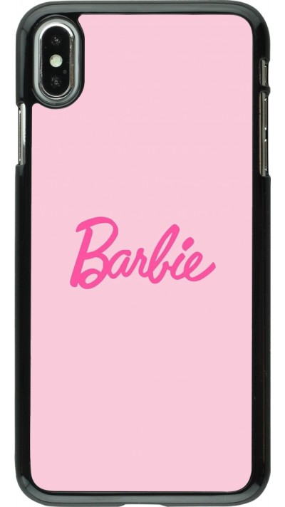 Coque iPhone Xs Max - Barbie Text