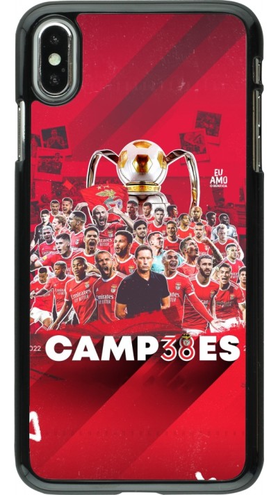 Coque iPhone Xs Max - Benfica Campeoes 2023