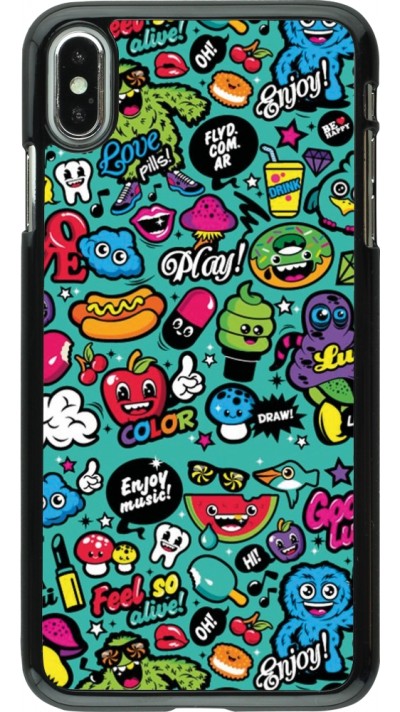 Coque iPhone Xs Max - Cartoons old school