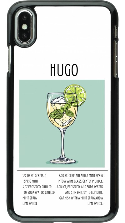 Coque iPhone Xs Max - Cocktail recette Hugo