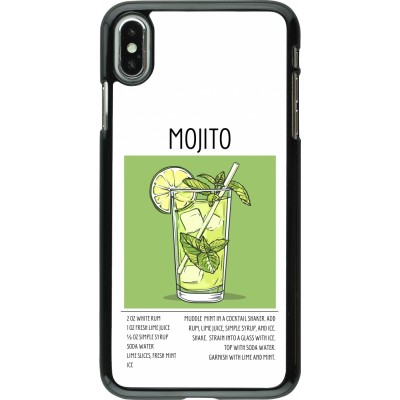 Coque iPhone Xs Max - Cocktail recette Mojito