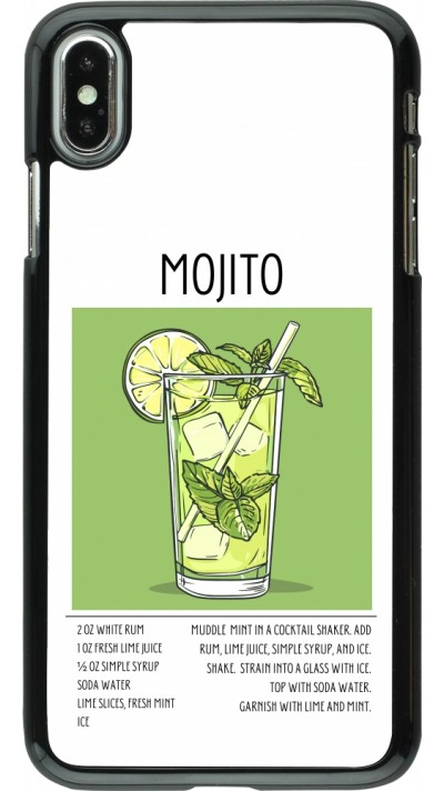 Coque iPhone Xs Max - Cocktail recette Mojito