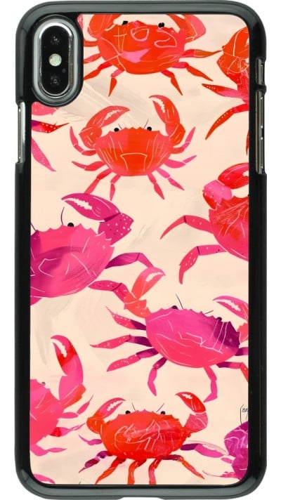 Coque iPhone Xs Max - Crabs Paint