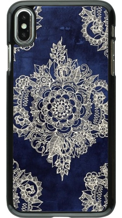 Coque iPhone Xs Max - Cream Flower Moroccan