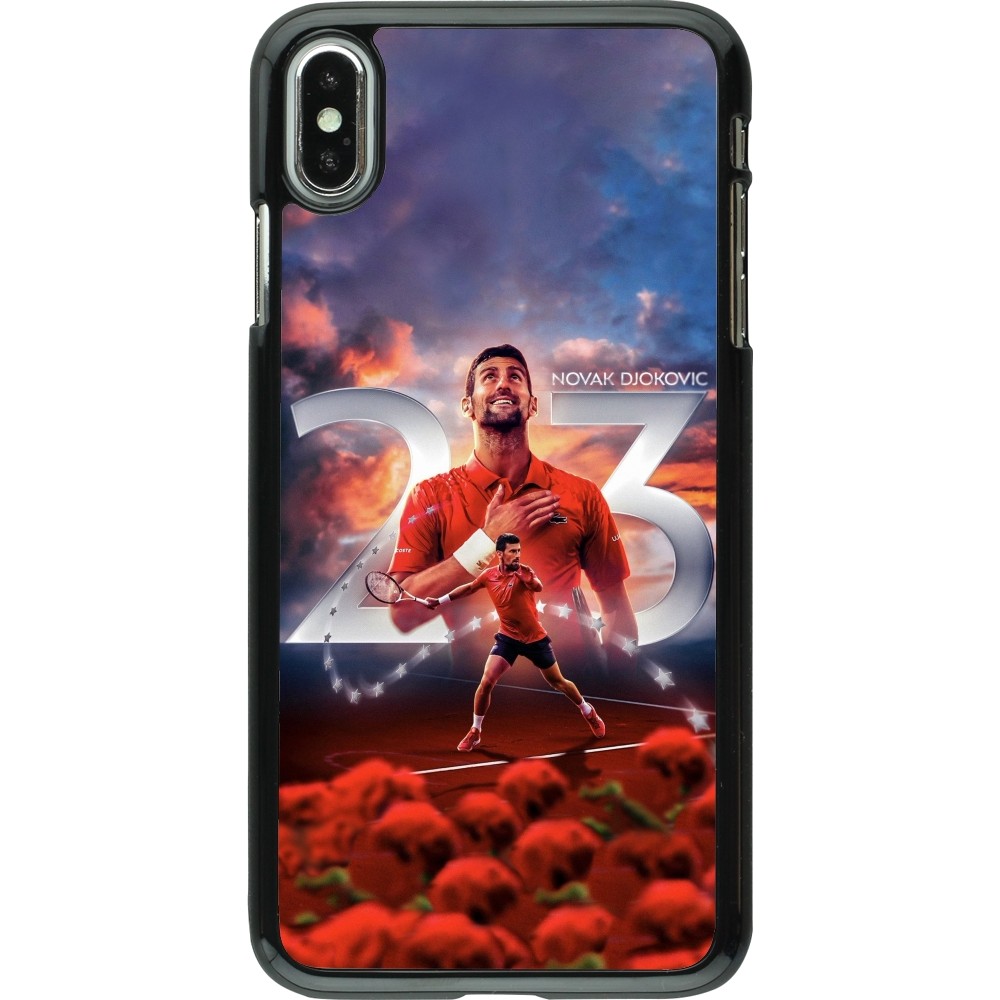 Coque iPhone Xs Max - Djokovic 23 Grand Slam