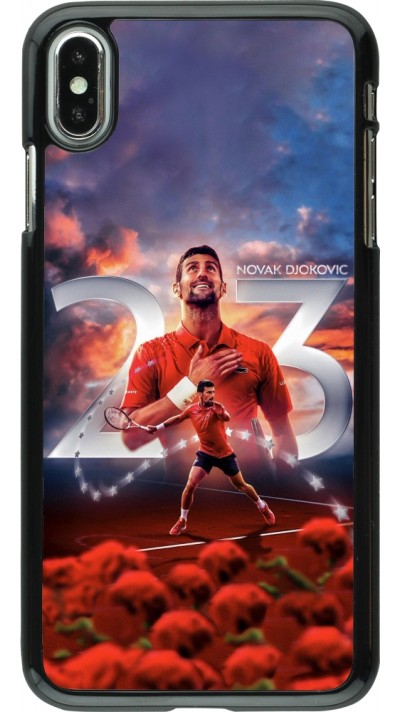 Coque iPhone Xs Max - Djokovic 23 Grand Slam