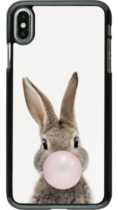 Coque iPhone Xs Max - Easter 2023 bubble gum bunny