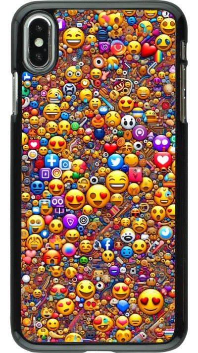 Coque iPhone Xs Max - Emoji mixed