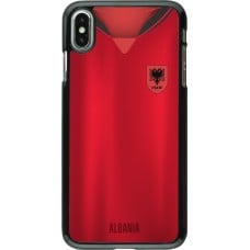 Coque iPhone Xs Max - Maillot de football Albanie personnalisable