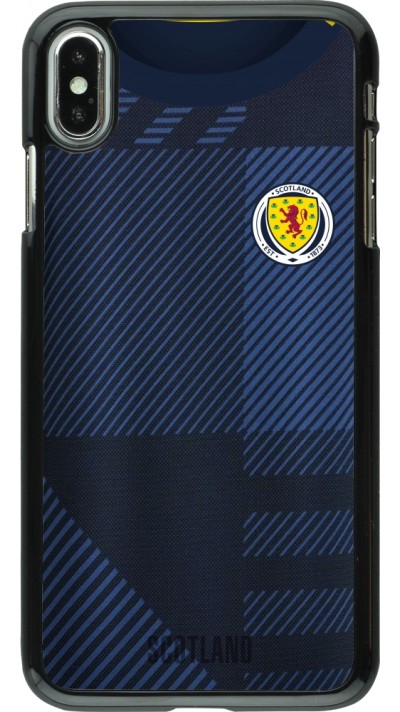 Coque iPhone Xs Max - Maillot de football Ecosse personnalisable