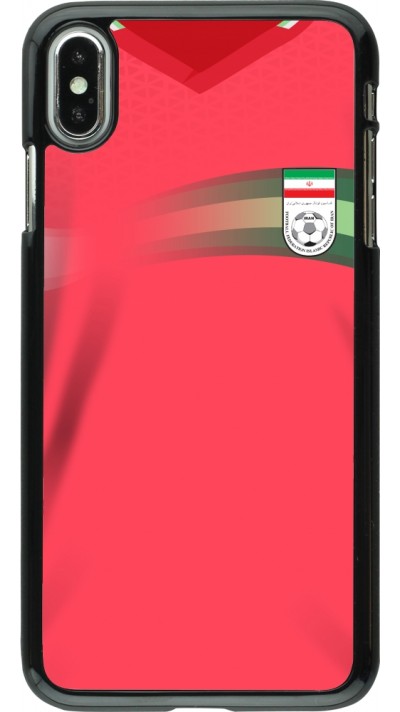 Coque iPhone Xs Max - Maillot de football Iran 2022 personnalisable