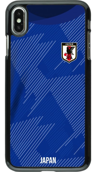 Coque iPhone Xs Max - Maillot de football Japon 2022 personnalisable