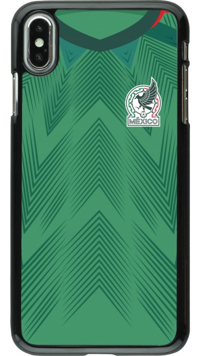 Coque iPhone Xs Max - Maillot de football Mexique 2022 personnalisable