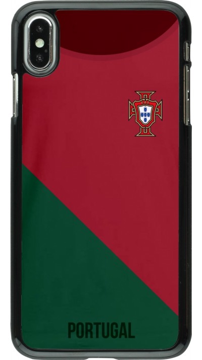 Coque iPhone Xs Max - Maillot de football Portugal 2022