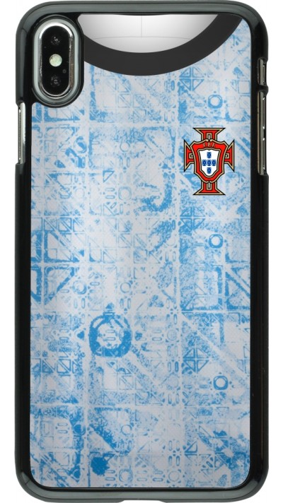 Coque iPhone Xs Max - Maillot de football Portugal Extérieur personnalisable