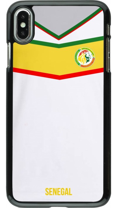 Coque iPhone Xs Max - Maillot de football Senegal 2022 personnalisable