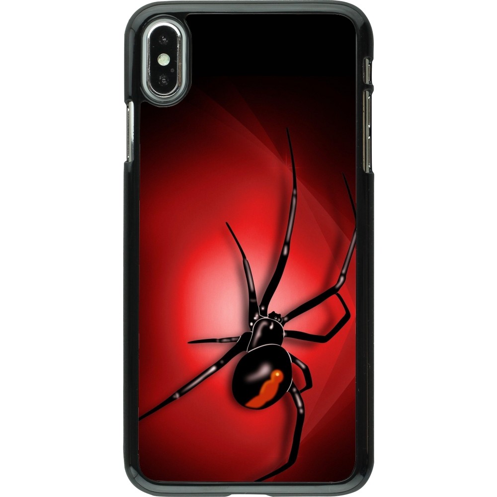 Coque iPhone Xs Max - Halloween 2023 spider black widow