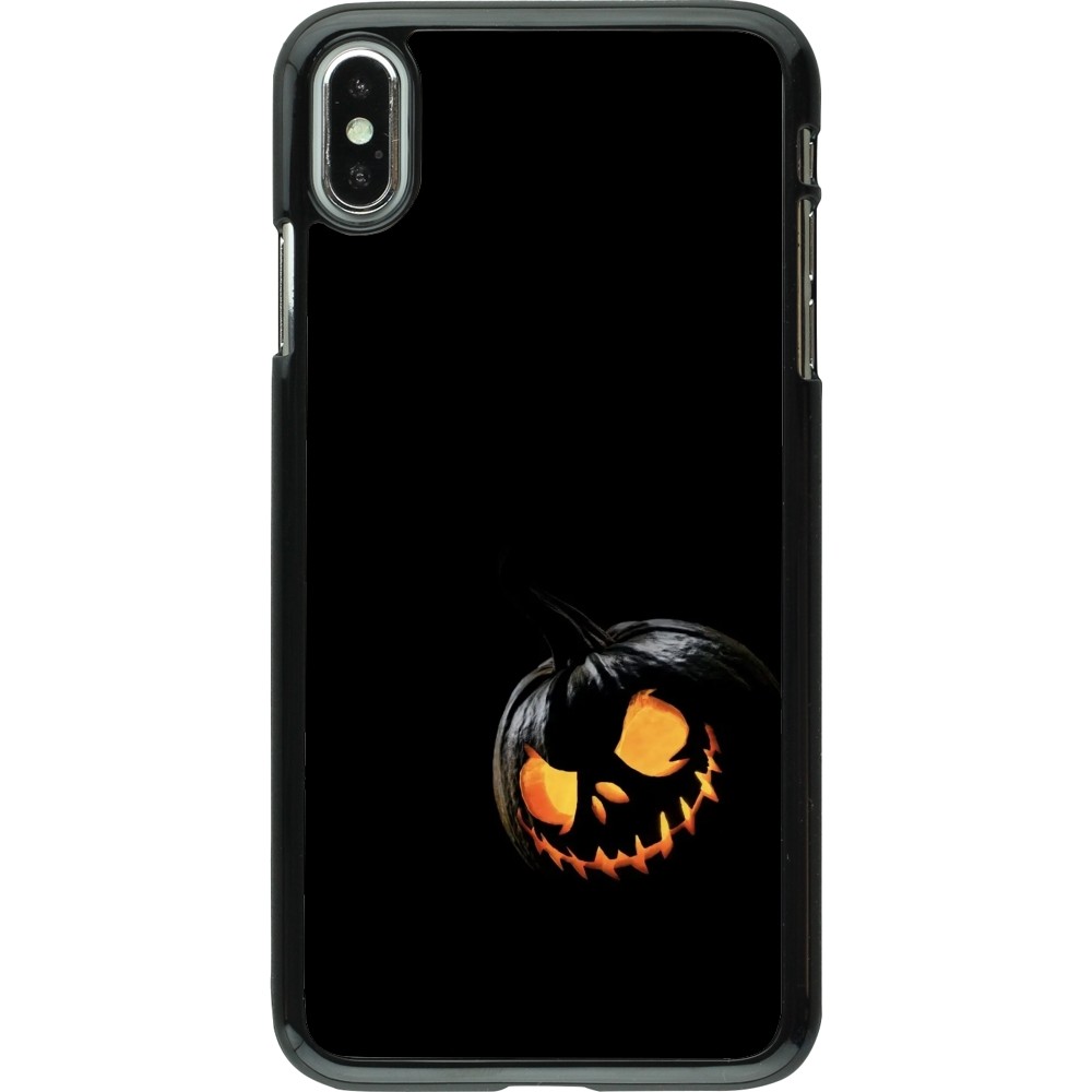 Coque iPhone Xs Max - Halloween 2023 discreet pumpkin