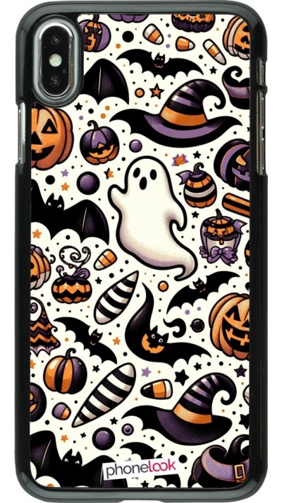 Coque iPhone Xs Max - Halloween 2024 Cute Pattern