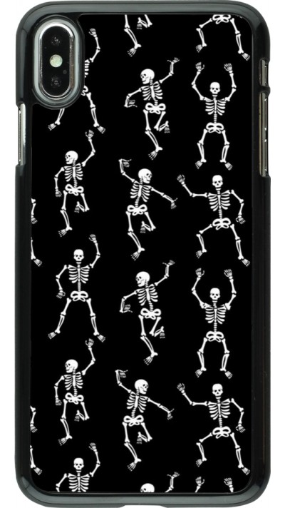 Coque iPhone Xs Max - Halloween 2024 dancing skeleton