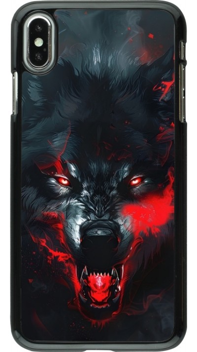 Coque iPhone Xs Max - Halloween 2024 mad werewolf