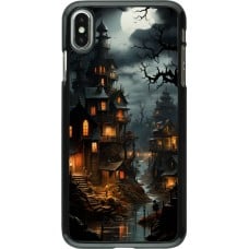 Coque iPhone Xs Max - Halloween 2024 scary town