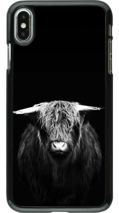 Coque iPhone Xs Max - Highland calf black