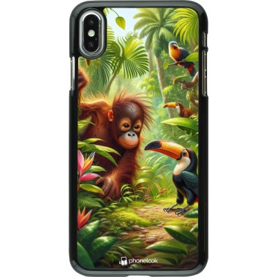 Coque iPhone Xs Max - Jungle Tropicale Tayrona