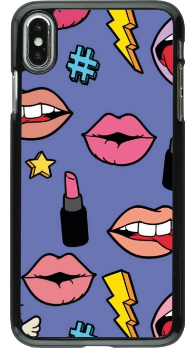 Coque iPhone Xs Max - Lips and lipgloss