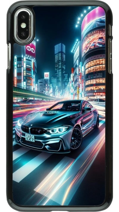 Coque iPhone Xs Max - BMW M4 Tokyo Night