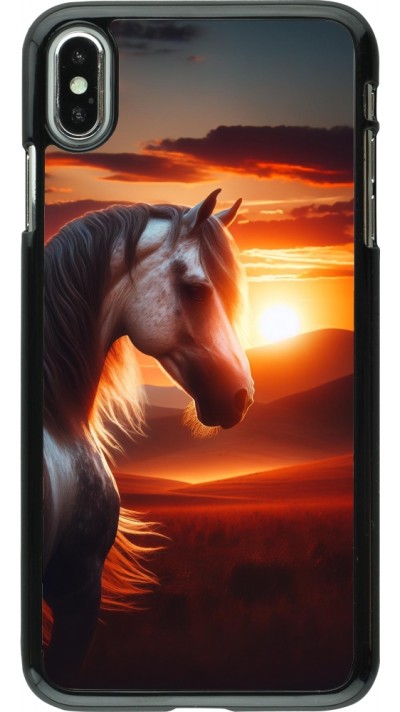 Coque iPhone Xs Max - Majestic Sunset Horse