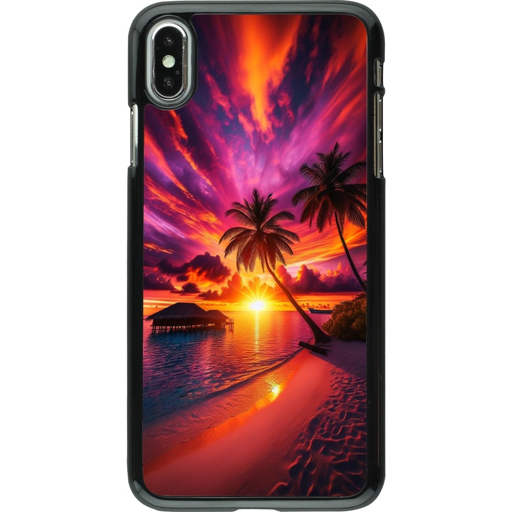 Coque iPhone Xs Max - Maldives Dusk Bliss