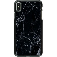 Coque iPhone Xs Max - Marble Black 01