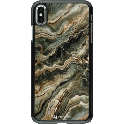 Coque iPhone Xs Max - Marbre Olive