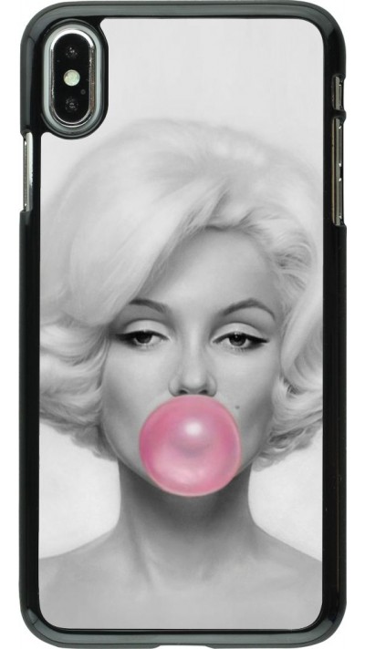 Coque iPhone Xs Max - Marilyn Bubble